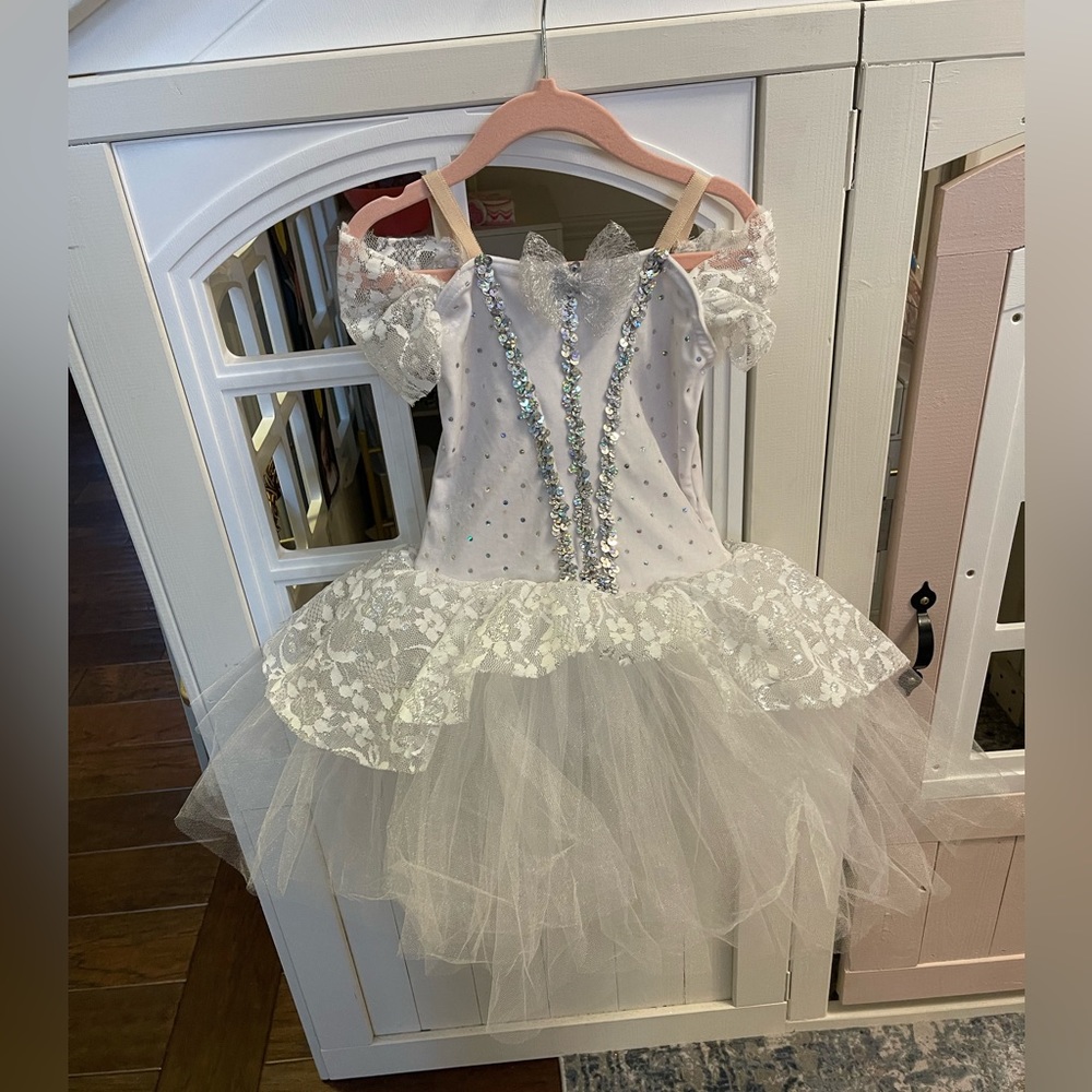 Wish Come True 16270 White Ballet Tutu Costume - Sz SC (5T)